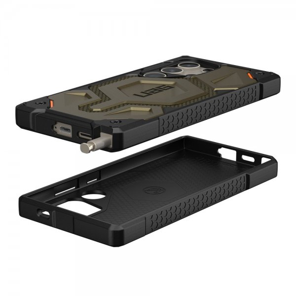 Urban Armor Gear (UAG) Samsung Galaxy S24 Ultra Deksel Monarch Kevlar Element Green