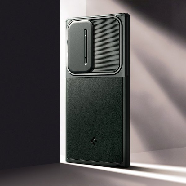 Spigen Samsung Galaxy S24 Ultra Deksel Optik Armor Abyss Green