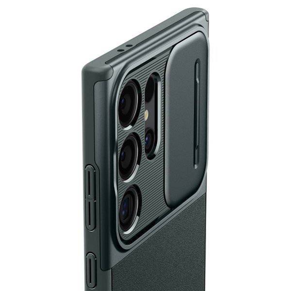 Spigen Samsung Galaxy S24 Ultra Deksel Optik Armor Abyss Green