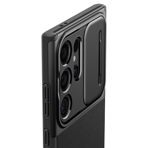 Spigen Samsung Galaxy S24 Ultra Deksel Optik Armor Svart