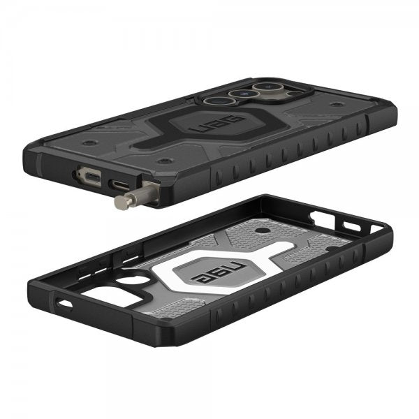 Urban Armor Gear (UAG) Samsung Galaxy S24 Ultra Deksel Pathfinder Clear MagSafe Ash