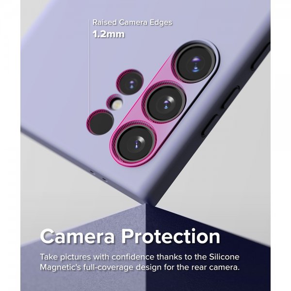 Ringke Samsung Galaxy S24 Ultra Silicone Magnetic Lavendel