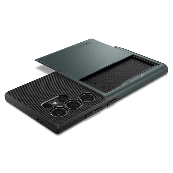 Spigen Samsung Galaxy S24 Ultra Deksel Slim Armor CS Abyss Green