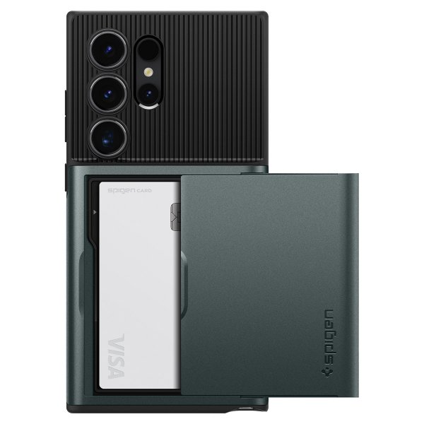 Spigen Samsung Galaxy S24 Ultra Deksel Slim Armor CS Abyss Green
