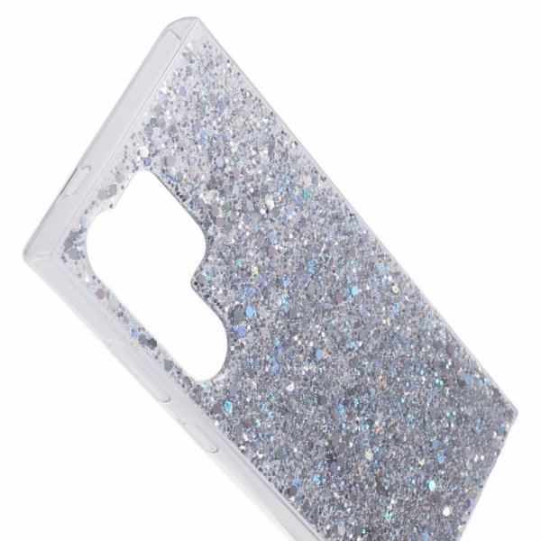 Nordic Covers Samsung Galaxy S24 Ultra Deksel Sparkle Series Stardust Silver
