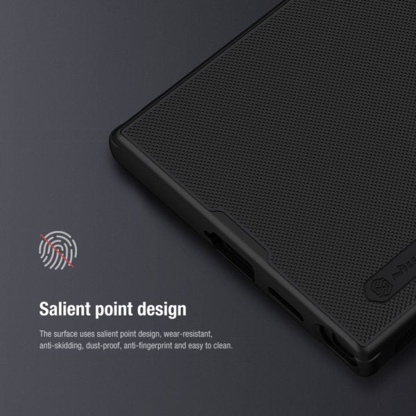 Nillkin Samsung Galaxy S24 Ultra Deksel Super Frosted Shield Pro Svart