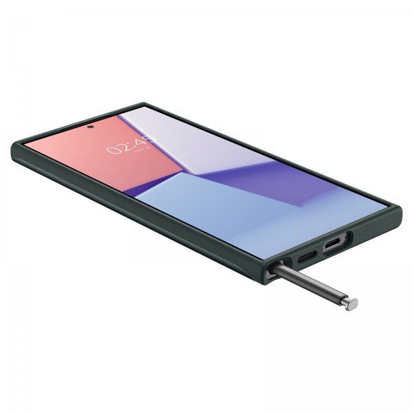 Spigen Samsung Galaxy S24 Ultra Deksel Thin Fit Abyss Green
