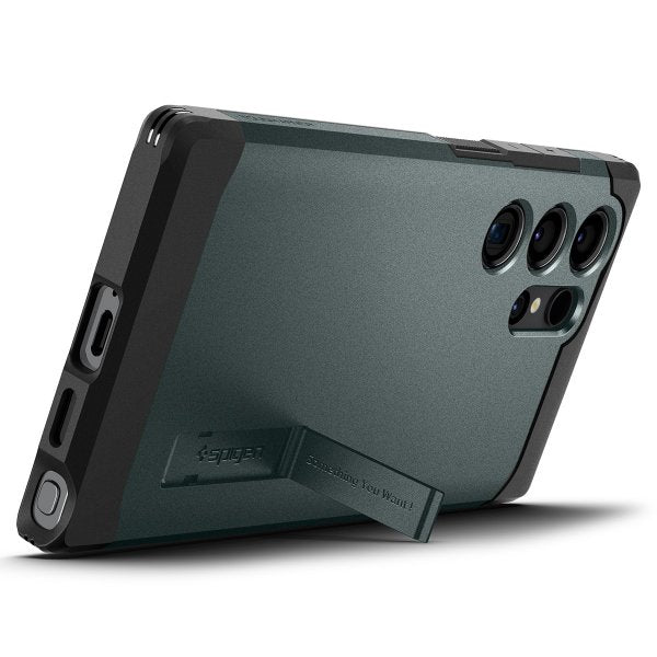 Spigen Samsung Galaxy S24 Ultra Deksel Tough Armor Abyss Green