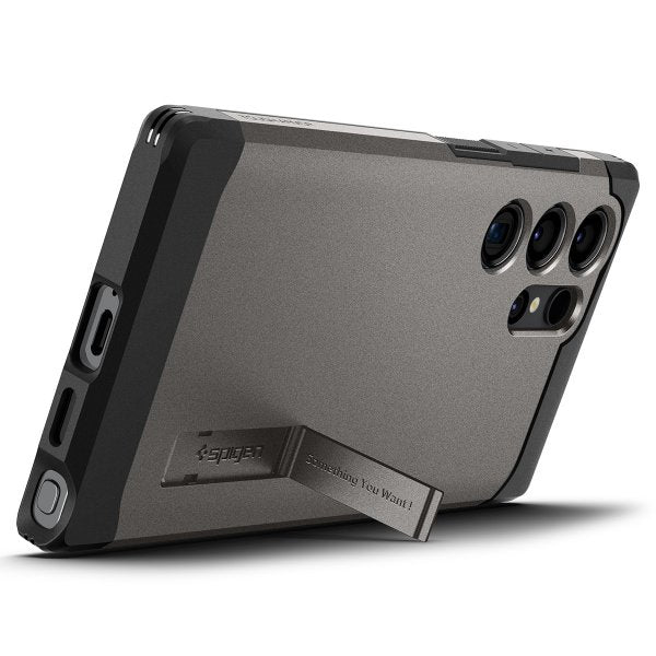 Spigen Samsung Galaxy S24 Ultra Deksel Tough Armor Gunmetal