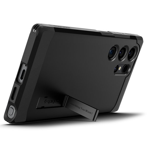 Spigen Samsung Galaxy S24 Ultra Deksel Tough Armor Svart