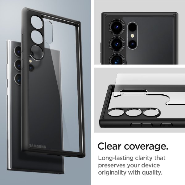 Spigen Samsung Galaxy S24 Ultra Deksel Ultra Hybrid Matte Black