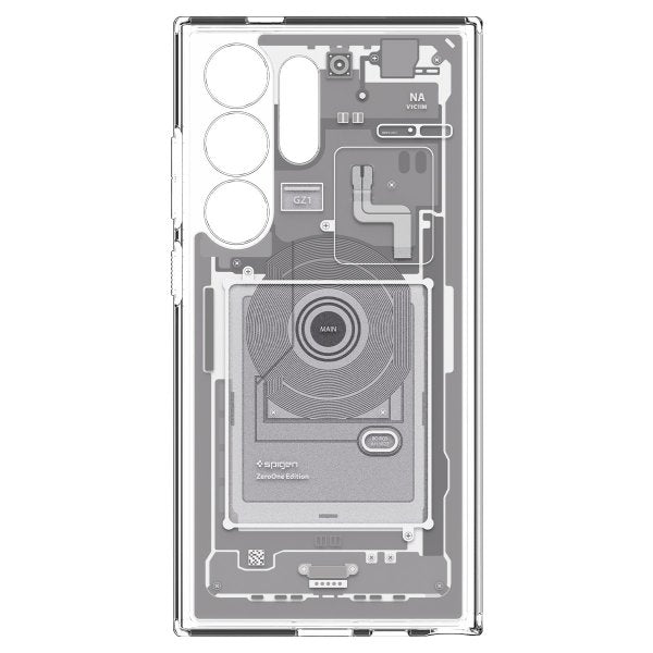 Spigen Samsung Galaxy S24 Ultra Deksel Ultra Hybrid Zero One White