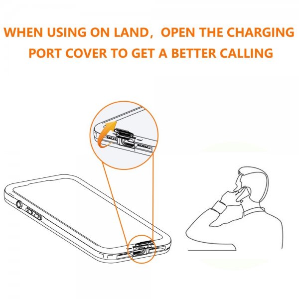 Redpepper Samsung Galaxy S24 Ultra Deksel Vanntett IP68 MagSafe Svart