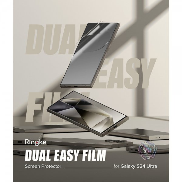 Ringke Samsung Galaxy S24 Ultra Dual Easy Film 2-pakning