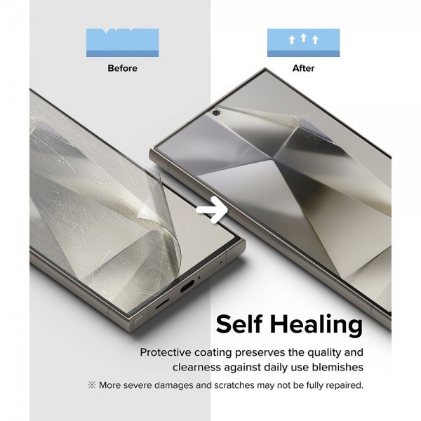 Ringke Samsung Galaxy S24 Ultra Dual Easy Film 2-pakning