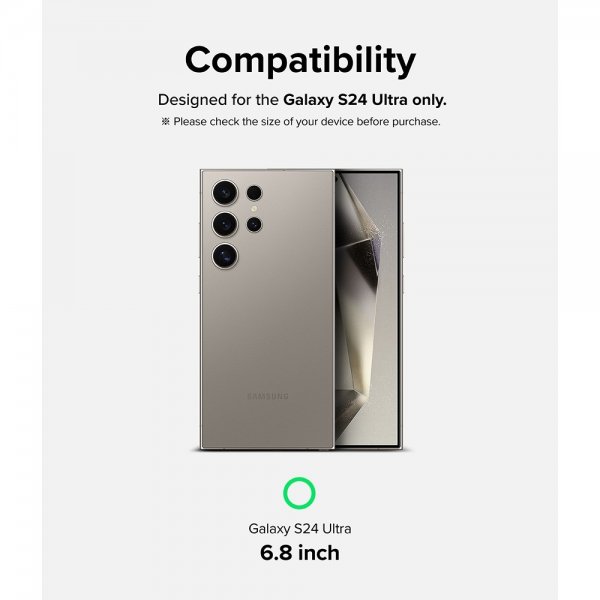 Ringke Samsung Galaxy S24 Ultra Skjermbeskytter Easy Slide 2-pakning
