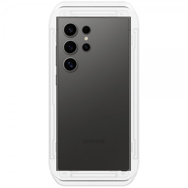Spigen Samsung Galaxy S24 Ultra Skjermbeskytter GLAS.tR EZ Fit Privacy 2-pakning