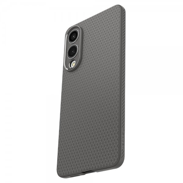 Spigen Samsung Galaxy S25 Edge Deksel Liquid Air Marble Gray