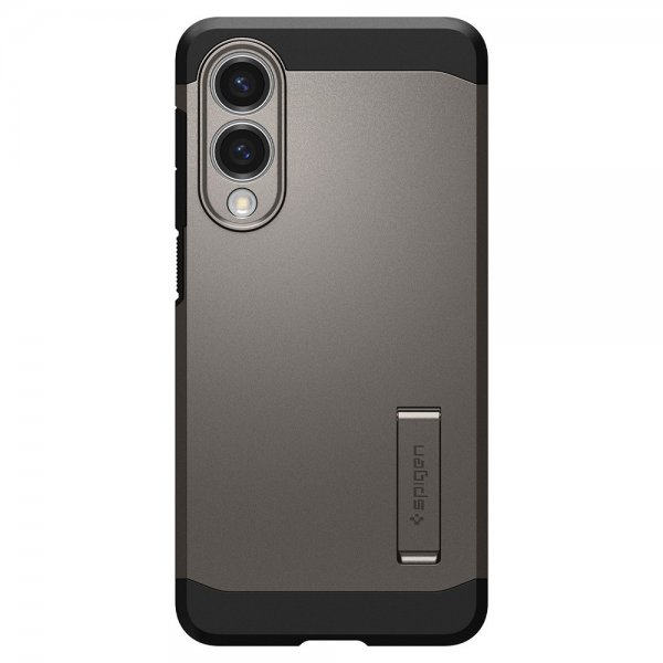 Spigen Samsung Galaxy S25 Edge Deksel Tough Armor MagFit Gunmetal