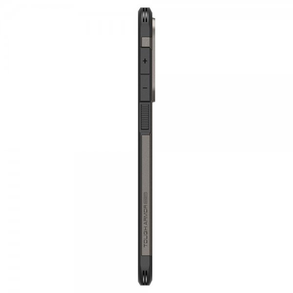 Spigen Samsung Galaxy S25 Edge Deksel Tough Armor MagFit Gunmetal