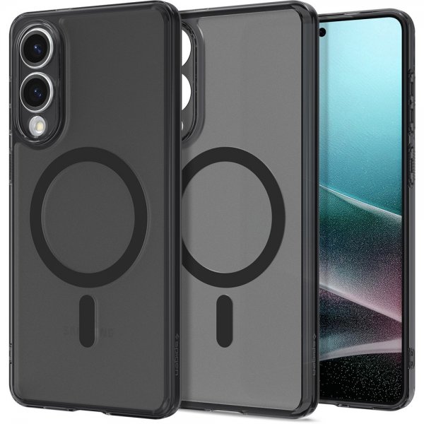 Spigen Samsung Galaxy S25 Edge Deksel Ultra Hybrid MagFit Frost Black