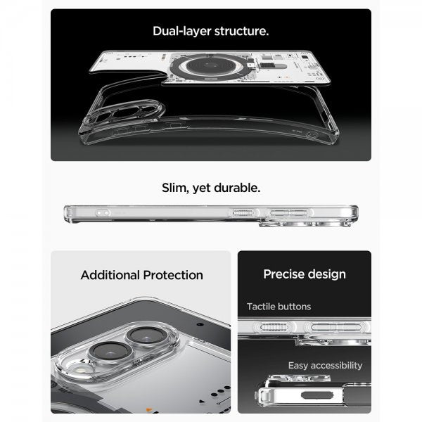 Spigen Samsung Galaxy S25 Edge Deksel Ultra Hybrid Neo One MagFit
