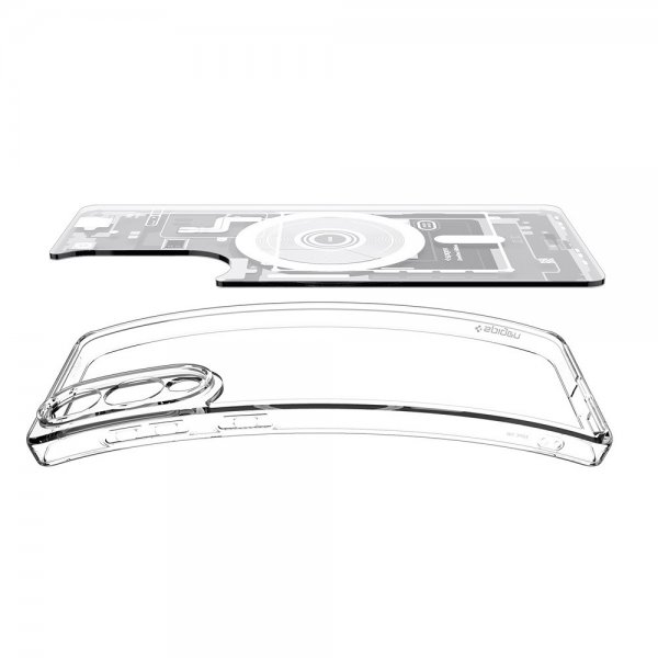 Spigen Samsung Galaxy S25 Edge Deksel Ultra Hybrid Zero One MagFit Hvit