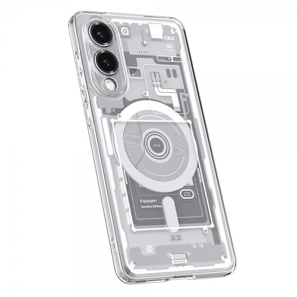 Spigen Samsung Galaxy S25 Edge Deksel Ultra Hybrid Zero One MagFit Hvit