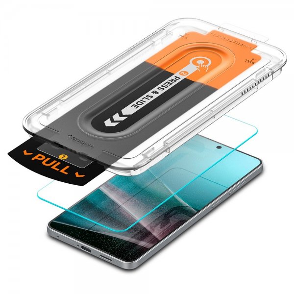 Spigen Samsung Galaxy S25 Edge Skjermbeskytter GLAS.tR EZ Fit Pro
