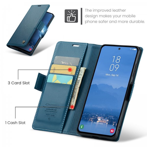 CaseMe Samsung Galaxy S25 FE Etui 023 Series Blå