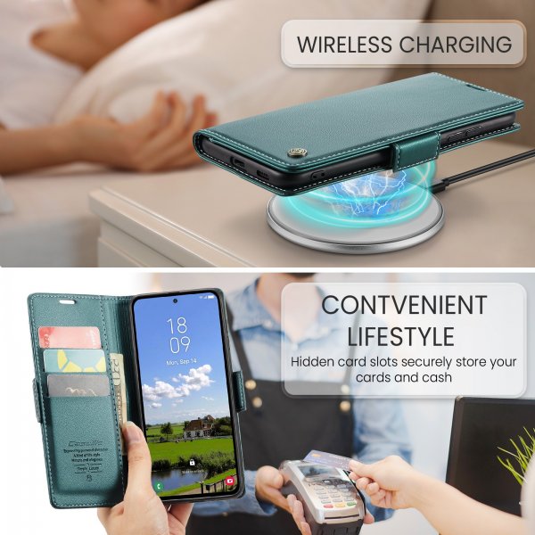 CaseMe Samsung Galaxy S25 FE Etui 023 Series Grønn
