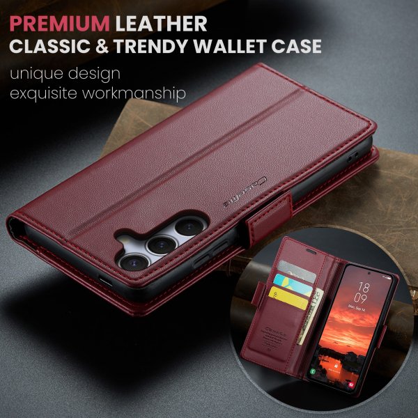 CaseMe Samsung Galaxy S25 FE Etui 023 Series Rød