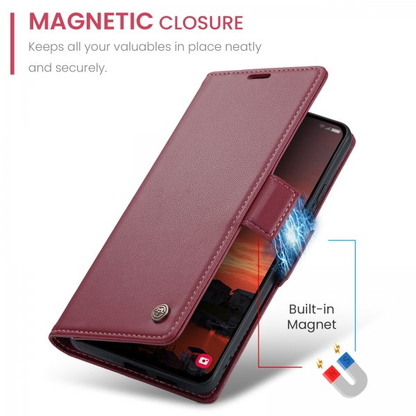 CaseMe Samsung Galaxy S25 FE Etui 023 Series Rød