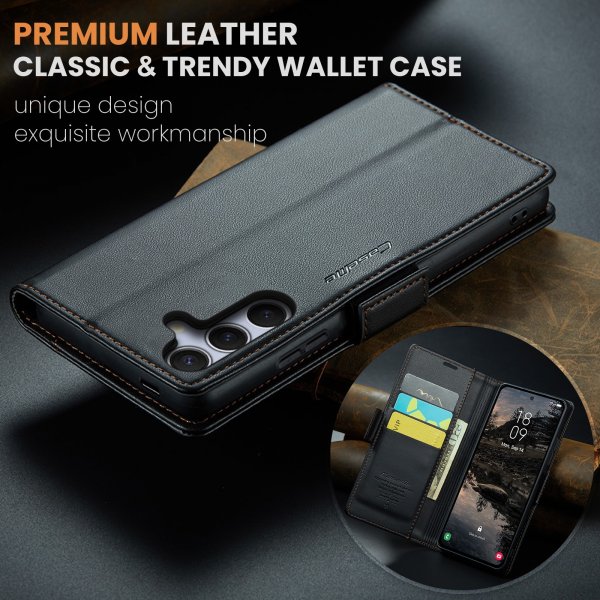 CaseMe Samsung Galaxy S25 FE Etui 023 Series Svart