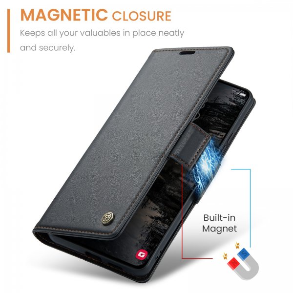 CaseMe Samsung Galaxy S25 FE Etui 023 Series Svart