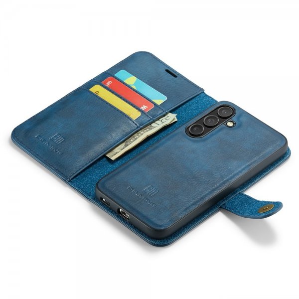 Dg.Ming Samsung Galaxy S25 FE Etui Avtagbart Deksel Blå