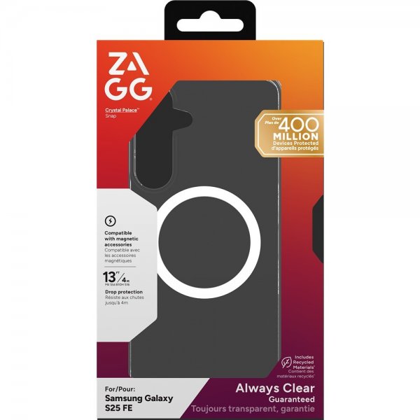 Zagg Samsung Galaxy S25 FE Deksel Crystal Palace Snap Transparent