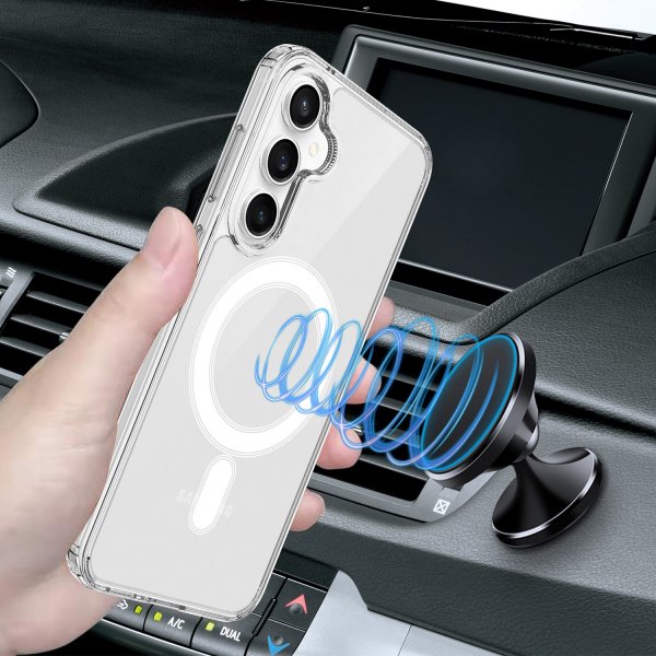 Nordic Covers Samsung Galaxy S25 FE Deksel Feather Series MagSafe Transparent