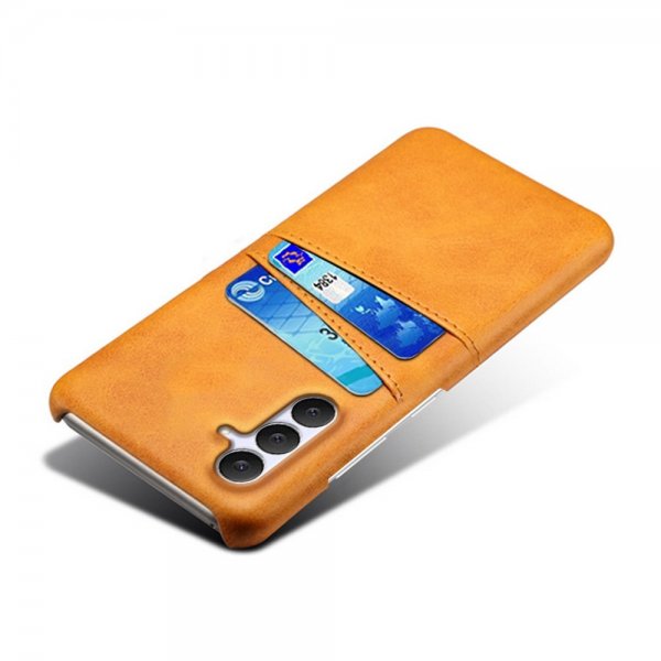 Samsung Galaxy S25 FE Deksel med To Kortlommer Lysebrun