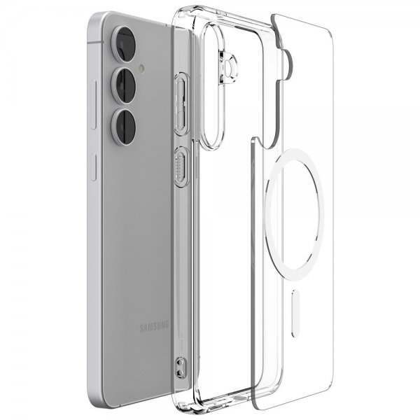 Spigen Samsung Galaxy S25 FE Deksel Ultra Hybrid MagFit Clear White