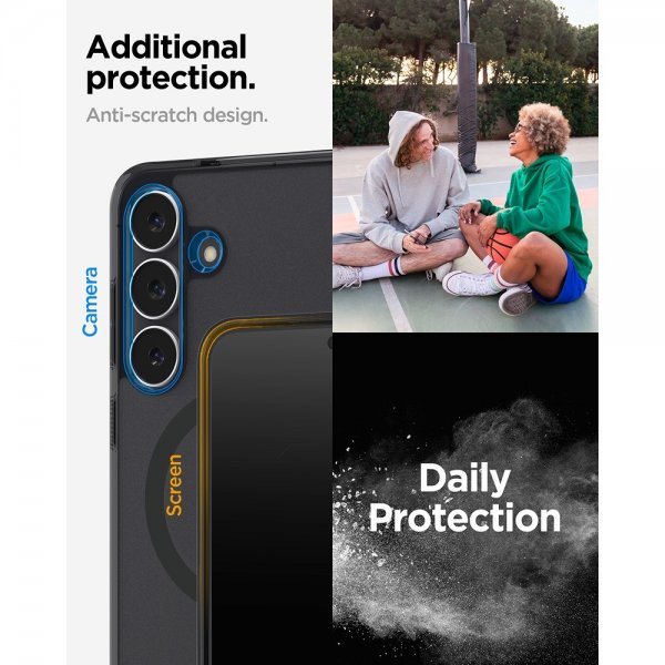 Spigen Samsung Galaxy S25 FE Deksel Ultra Hybrid MagFit Frost Black