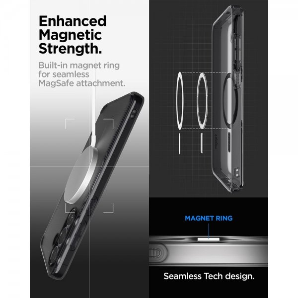 Spigen Samsung Galaxy S25 FE Deksel Ultra Hybrid MagFit Frost Black
