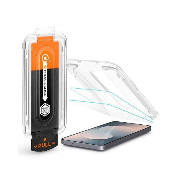 Spigen Samsung Galaxy S25 FE Skjermbeskytter GLAS.tR EZ Fit Pro 2-pakning