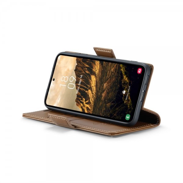 CaseMe Samsung Galaxy S24/S25 Etui 023 Series Brun