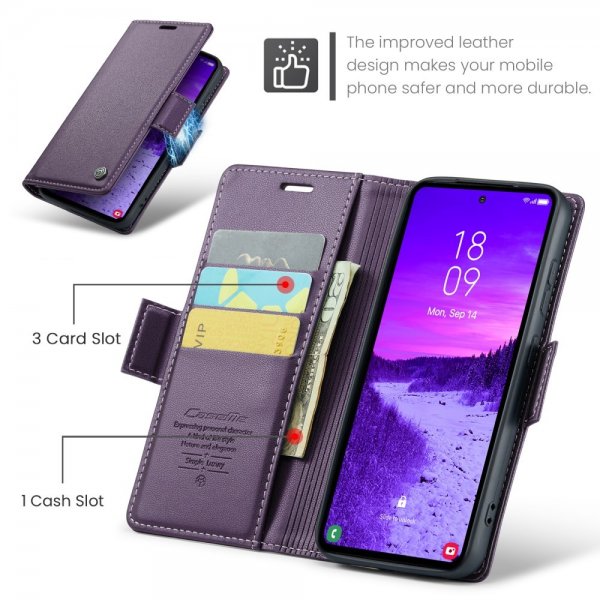 CaseMe Samsung Galaxy S24/S25 Etui 023 Series Lilla