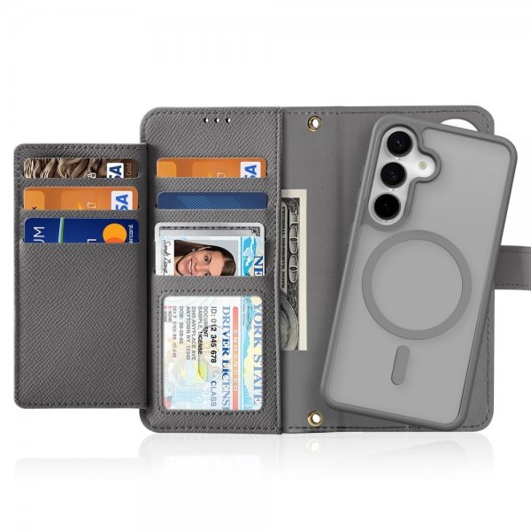 Dux Ducis Samsung Galaxy S25 Etui 2-in-1 Lawa Series MagSafe Grå