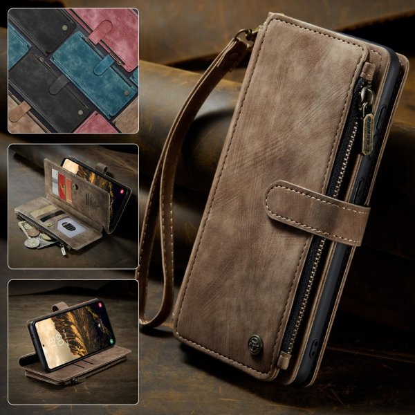 CaseMe Samsung Galaxy S24/S25 Etui C30 Series Brun
