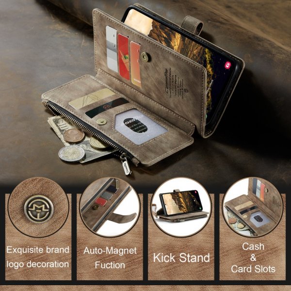 CaseMe Samsung Galaxy S24/S25 Etui C30 Series Brun