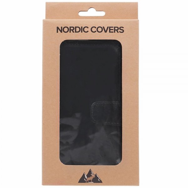 Nordic Covers Samsung Galaxy S24/Galaxy S25 Etui Essential Leather Raven Black