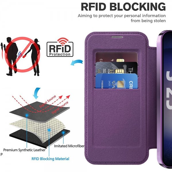 Samsung Galaxy S25 Etui MagSafe Lilla